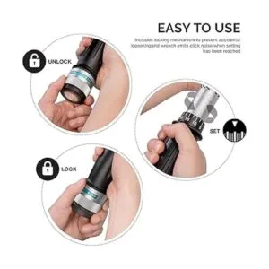 NEIKO PRO 03709B Llave dinamométrica de 12 pulgadas SAE_4