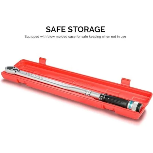 NEIKO PRO 03709B Llave dinamométrica de 12 pulgadas SAE_7