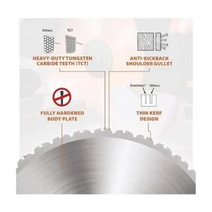 Evolution Power Tools hoja de corte multiuso para acero de_6