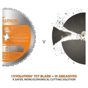 Evolution Power Tools hoja de corte multiuso para acero de_4