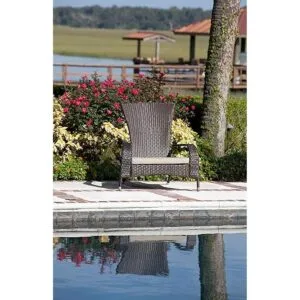 Patio Sense Coconino Silla de mimbre para todo tipo de_5