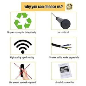 Kit de sensor de salida de vehículo con cable para_2