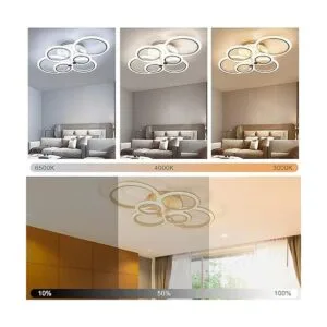 Luces de techo modernas lámparas de techo LED regulables_2