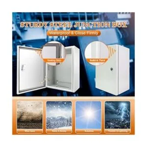 Kinchoix Caja eléctrica para exteriores de 16 x 12 x 8_3