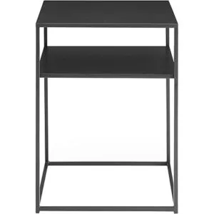 Crosley Furniture Braxton Mesa auxiliar de metal negro_4