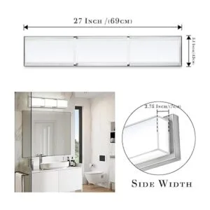 Doxbom Lámparas de tocador de baño de 27 pulgadas_6