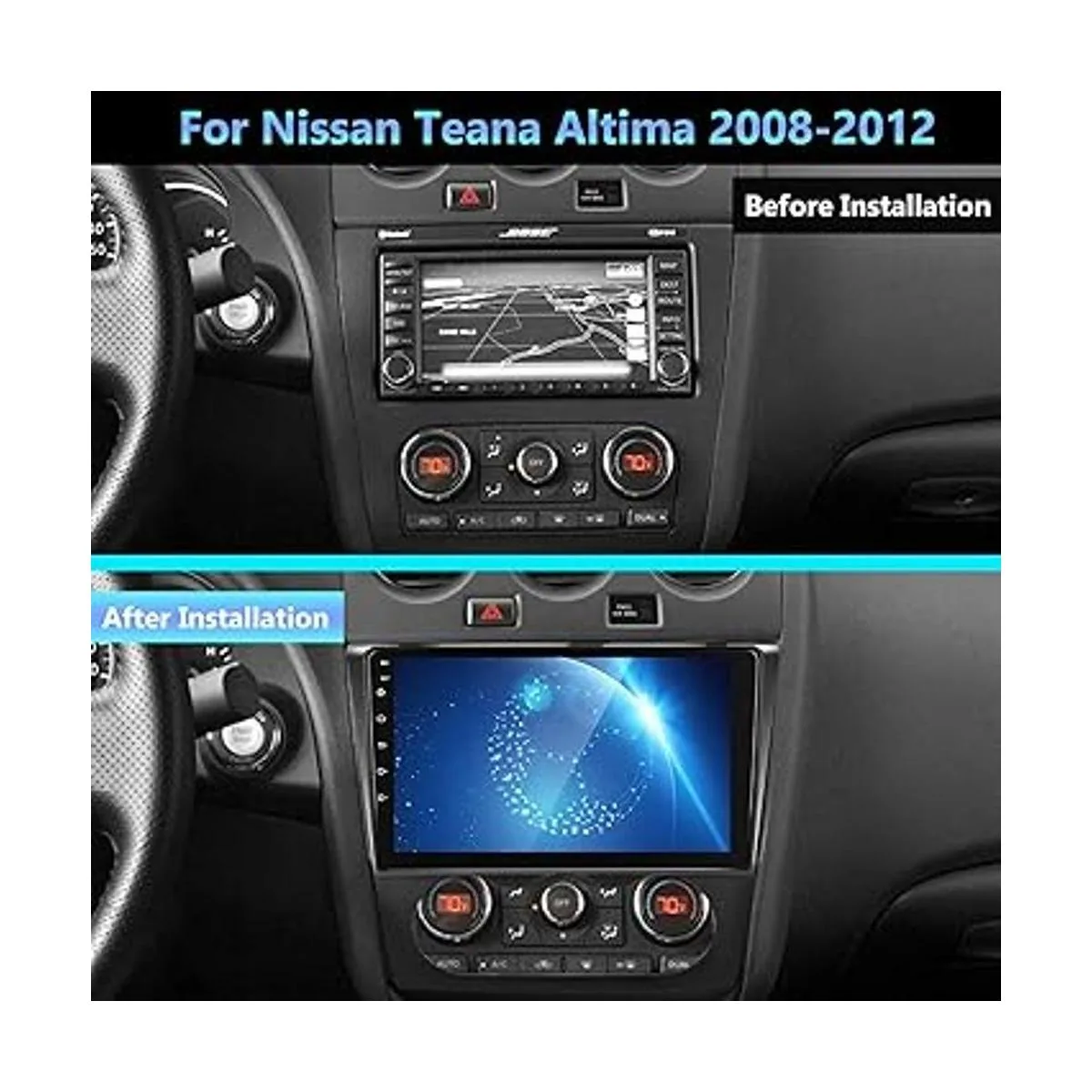 Para Nissan Teana Altima 2008 2009 2010 2011 2012 Android_3