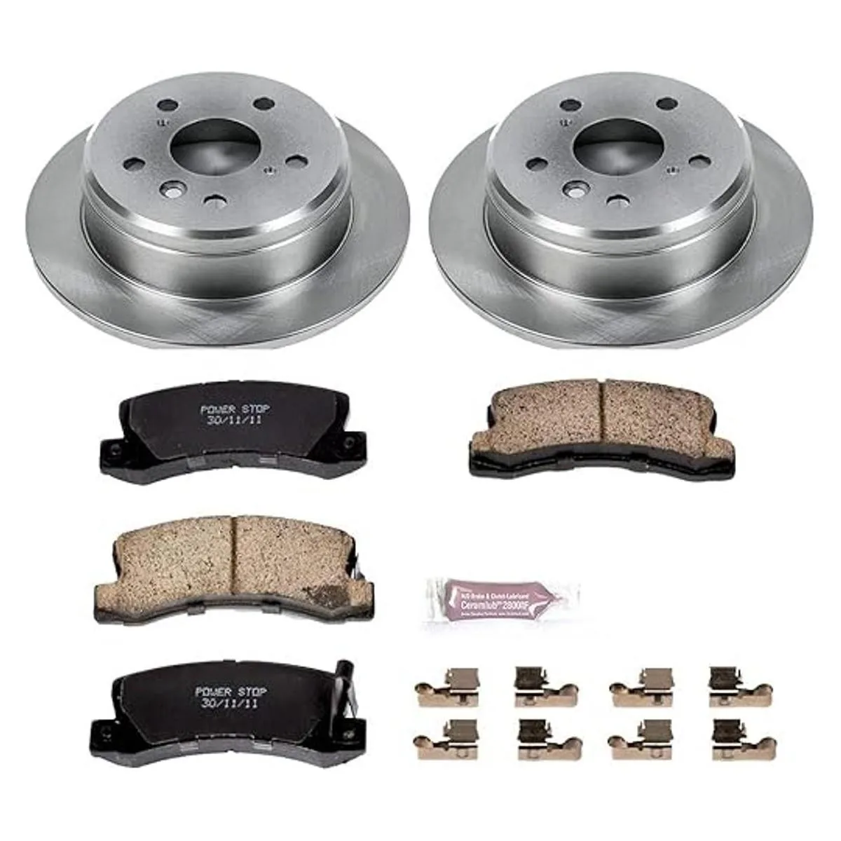 Power Stop KOE2565 Kit de freno de repuesto trasero de_3