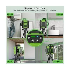 Huepar 360 láser autonivelante para exteriores línea_3