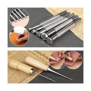 TLKKUE Leather Working Kit Leather Working Tools for_5