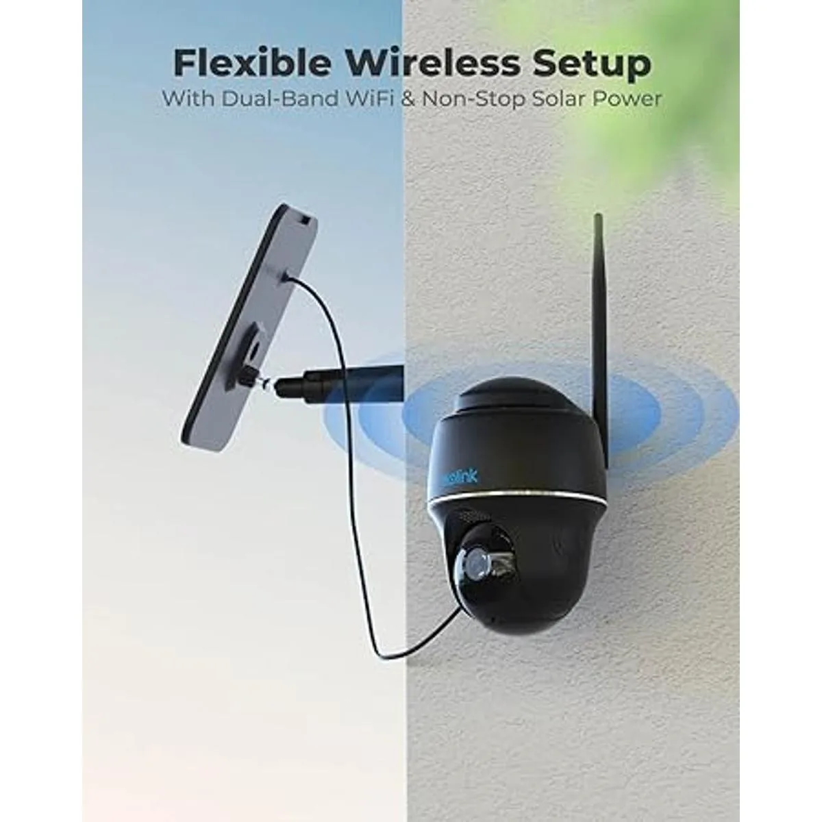 Reolink Cámara de seguridad inalámbrica 2K con batería_3