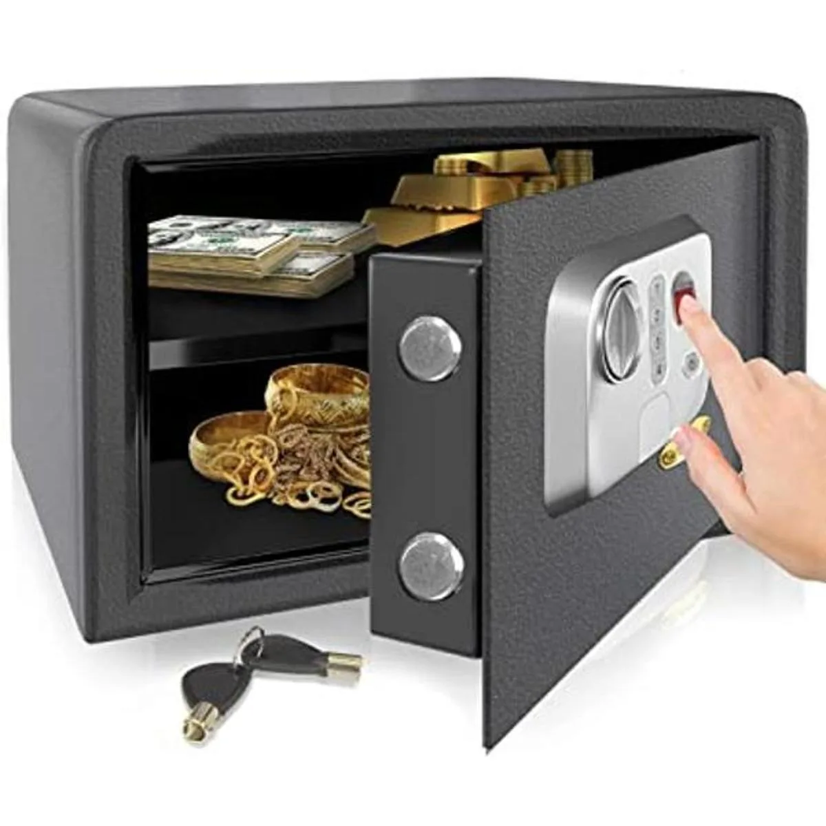 Serenelife Caja fuerte de seguridad para documentos y_1