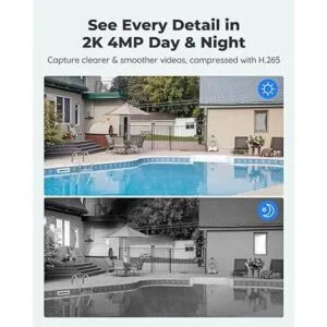 Reolink Cámara de seguridad inalámbrica 2K con batería_4