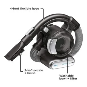BlackDecker BDH2020FL Aspiradora flexible de litio 20 V_2