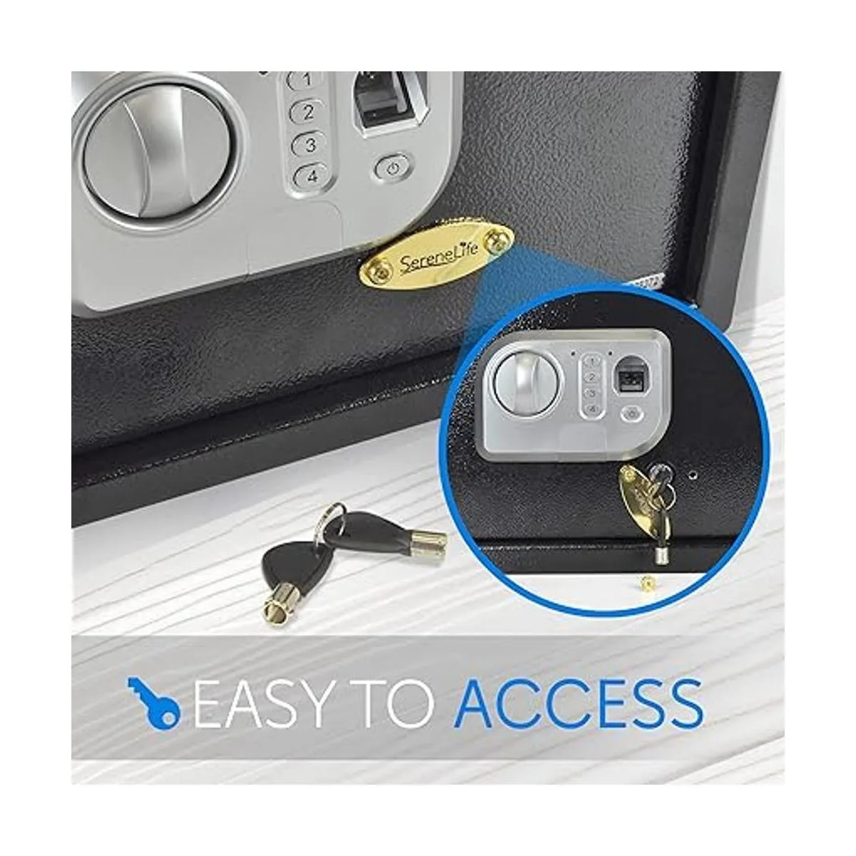 Serenelife Caja fuerte de seguridad para documentos y_3
