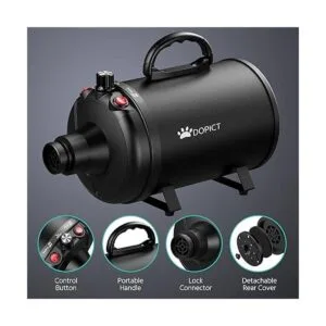 Pet Dryer 5.2HP3800W Pet Grooming Dryer with Adjustable_6