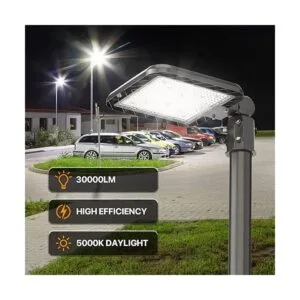 DEMILARE Luz LED de estacionamiento de 200 W 30000_2