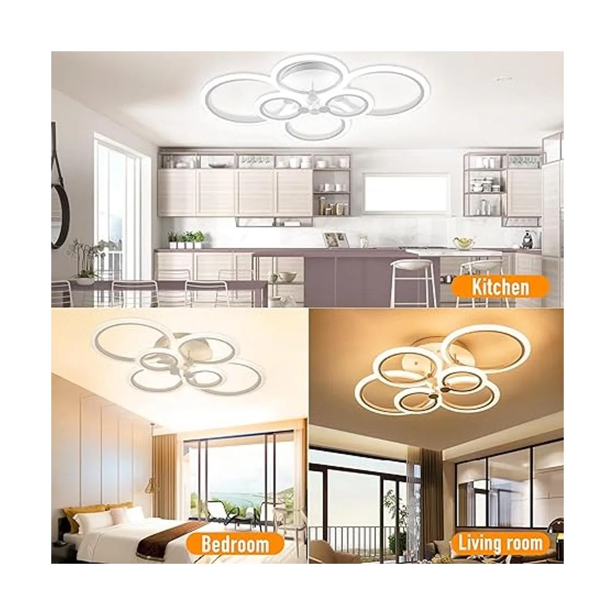 Luces de techo modernas lámparas de techo LED regulables_5