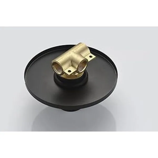 sumerain Grifo de ducha negro mezclador de ducha negro_5