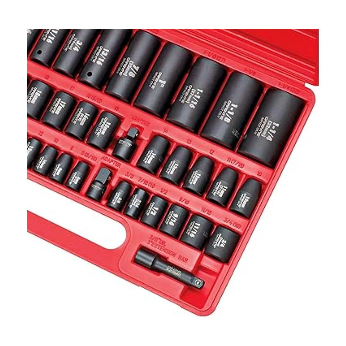 CARBYNE Juego de llaves de impacto 40 piezas SAE y_6