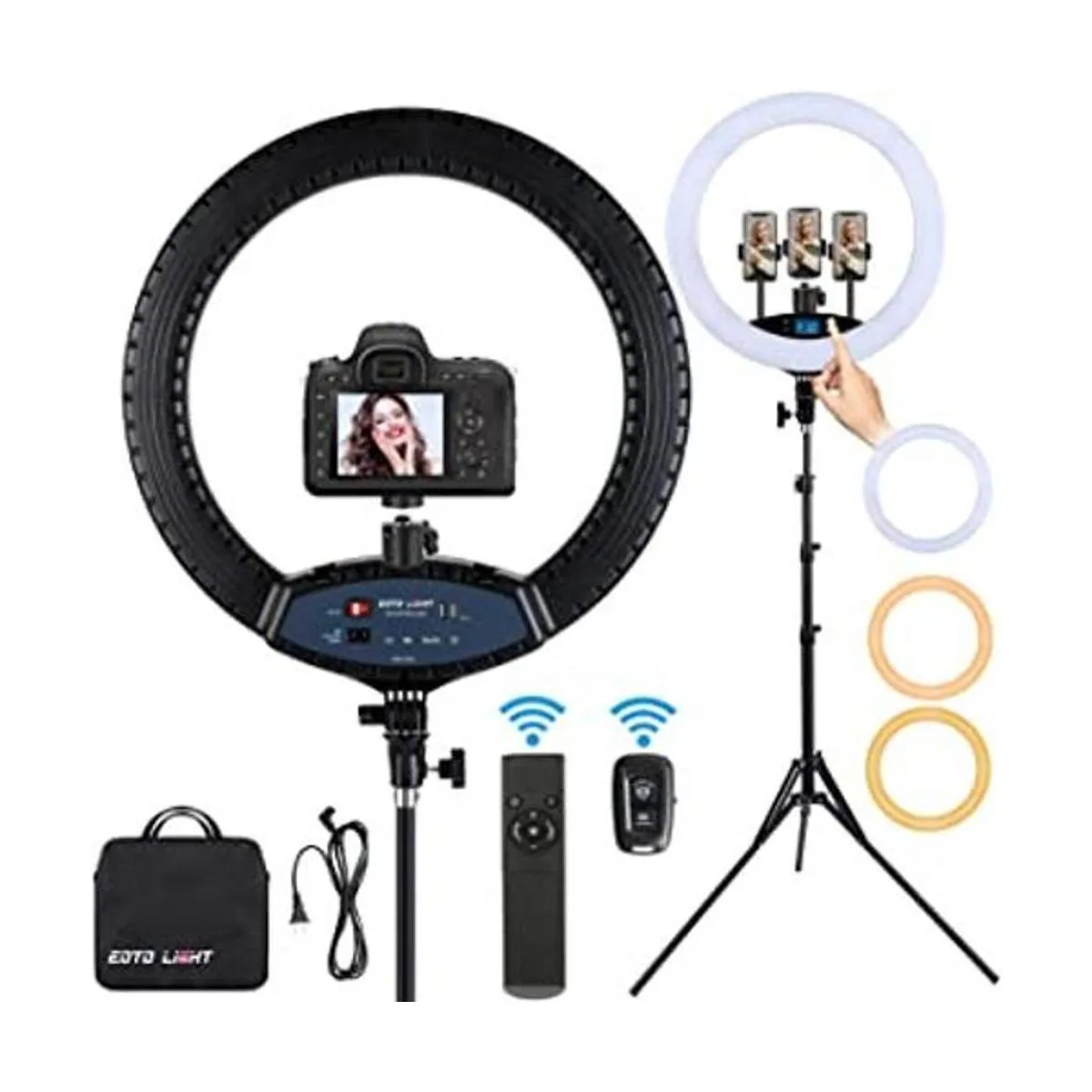 Anillo de luz LED de 19 pulgadas pantalla táctil con_1