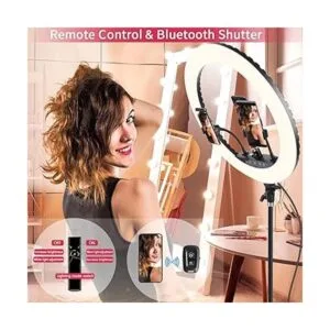 Anillo de luz LED de 21 pulgadas con soporte para trípode_3