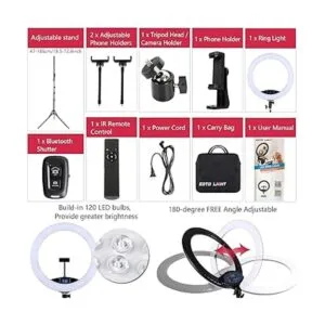 Anillo de luz LED de 19 pulgadas pantalla táctil con_5