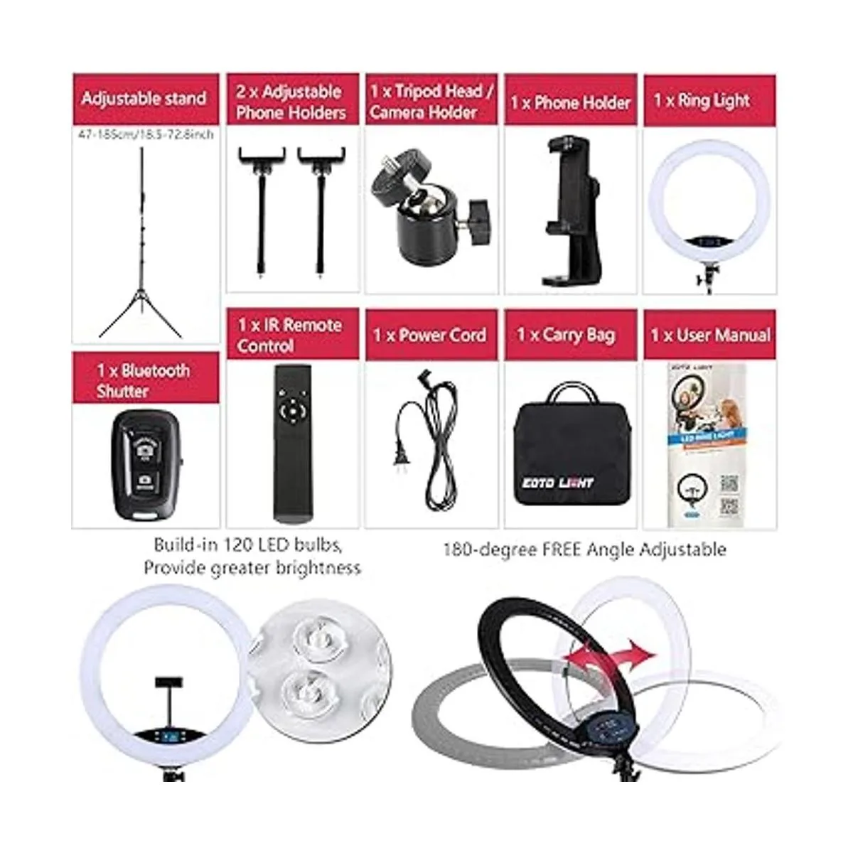 Anillo de luz LED de 19 pulgadas pantalla táctil con_5