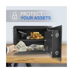 Serenelife Caja fuerte de seguridad para documentos y_4