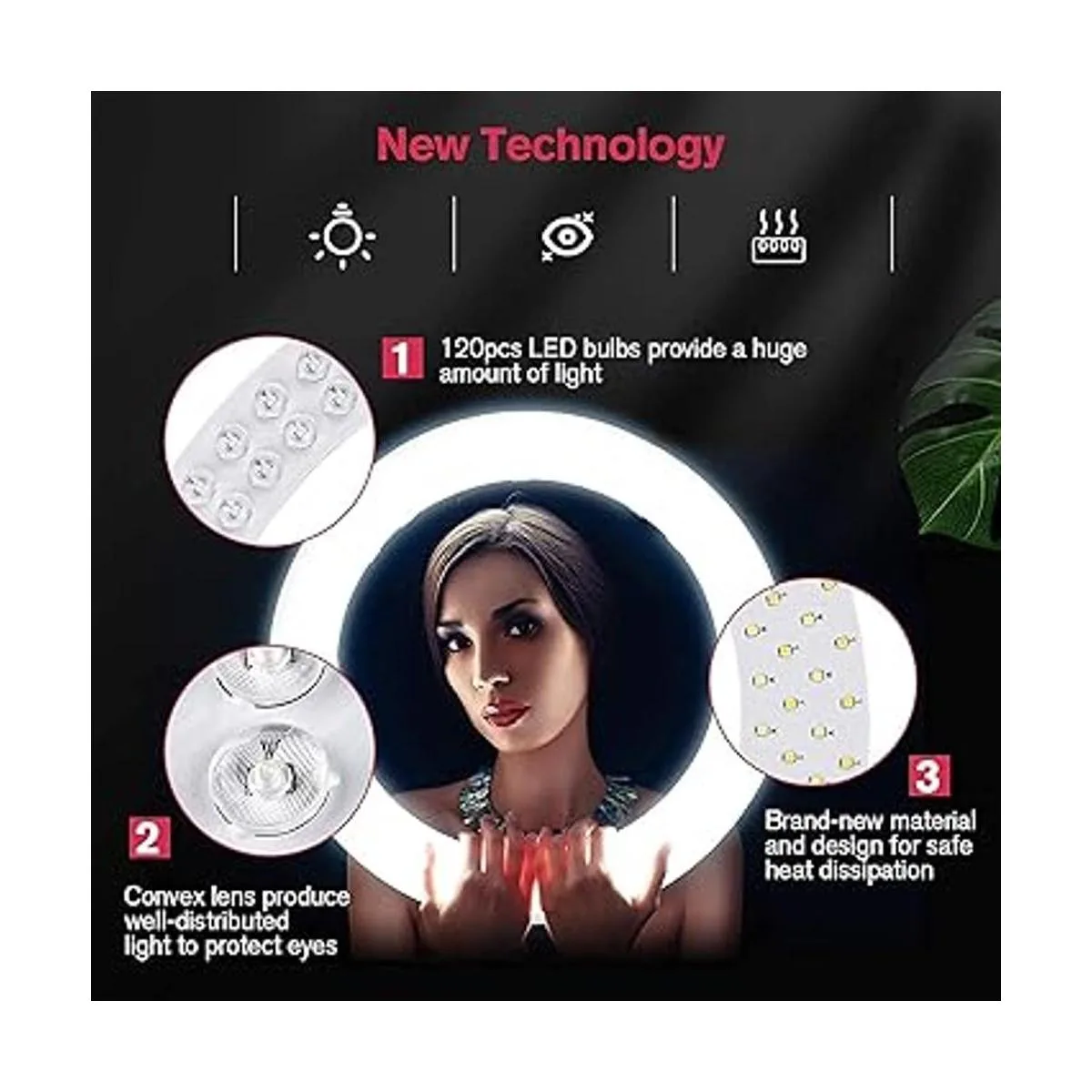 Anillo de luz LED de 19 pulgadas pantalla táctil con_6