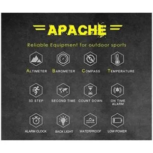 North Edge Apache Tactical Sports Watches for Men Digital_4