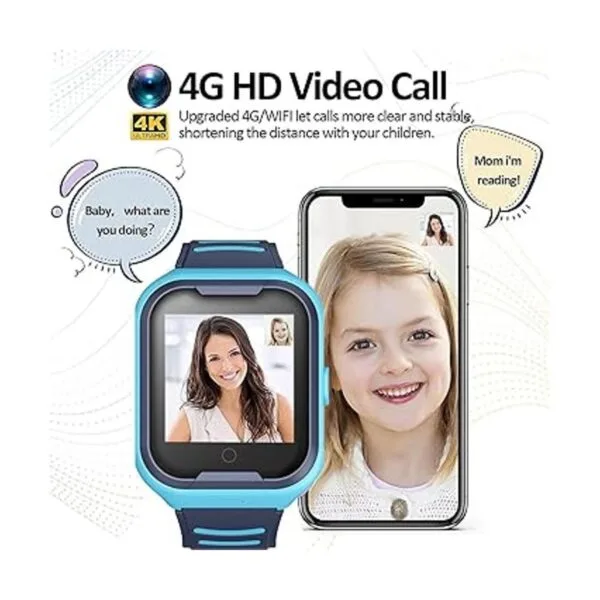Reloj inteligente GPS 4G IP67 impermeable de seguimiento_3
