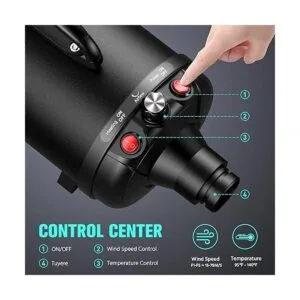 Pet Dryer 5.2HP3800W Pet Grooming Dryer with Adjustable_2