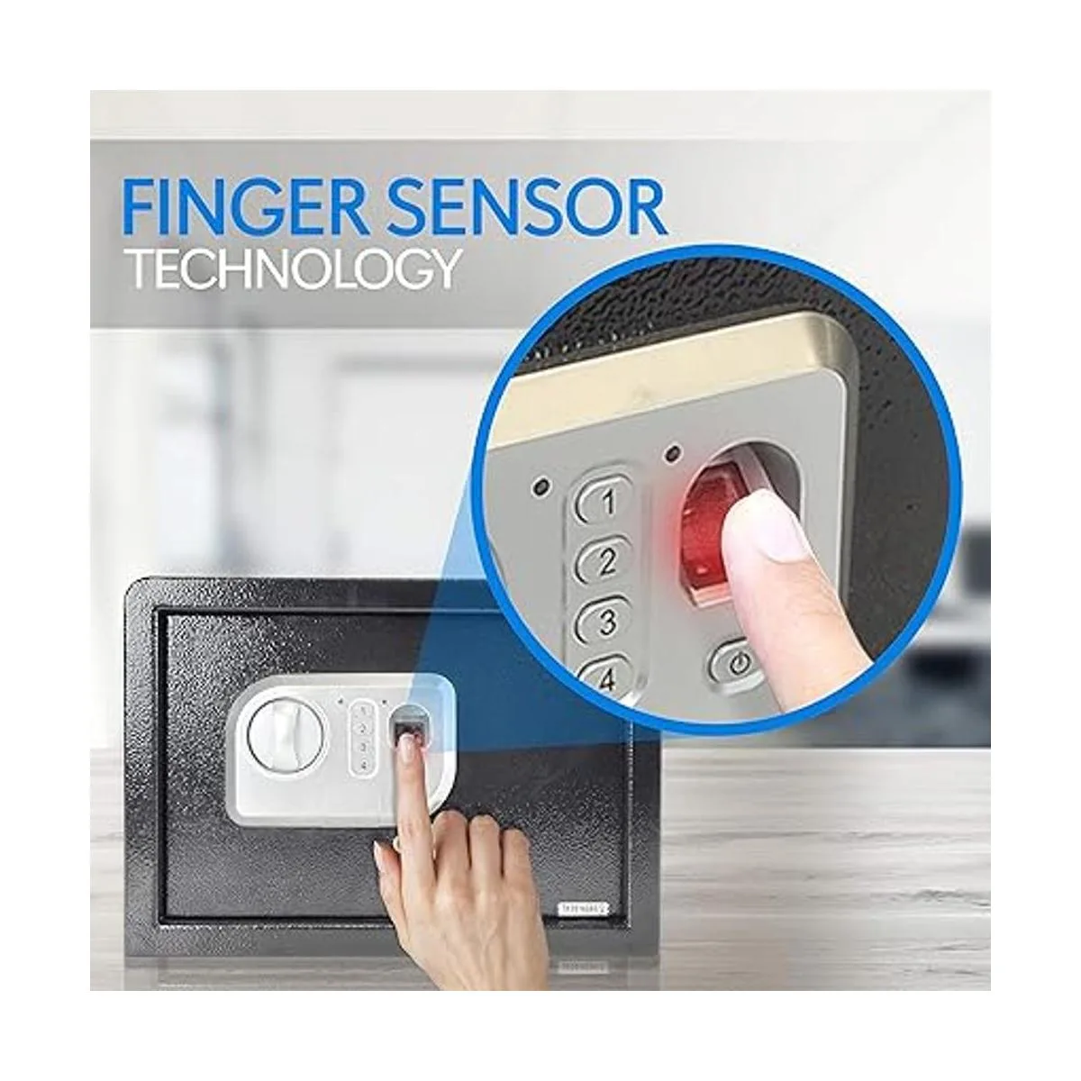 Serenelife Caja fuerte de seguridad para documentos y_2