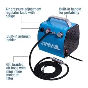 Master Airbrush Modelo TC77 compresor de aerógrafo de_2