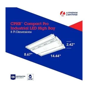 Lithonia Lighting CPHB 12LM MVOLT 40K Compact PRO Luz LED_4