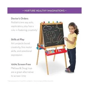 Melissa Doug Caballete de arte de pie de lujo Tabla de_3
