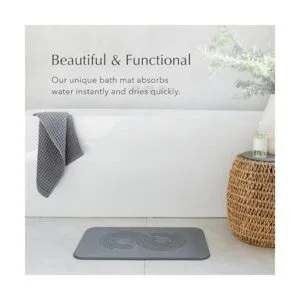 Dorai Home Bath Stone Alfombra de baño de lujo Elimina_3