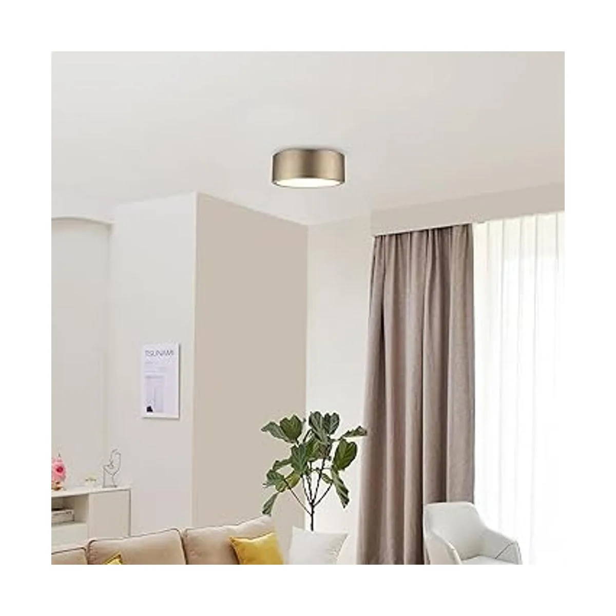 Globe Electric 60979 Lámpara de techo LED integrada de_6