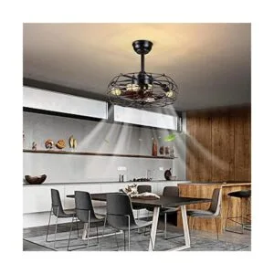 Asyko Ventilador de techo enjaulado de 20 pulgadas con_6