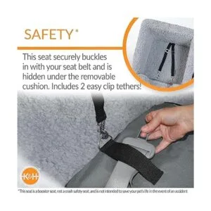 KH PET PRODUCTS Asiento elevador de cubo rectangular para_5