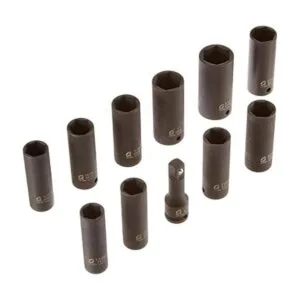 Sunex 2611 Juego de llaves de impacto profundo de pared_2