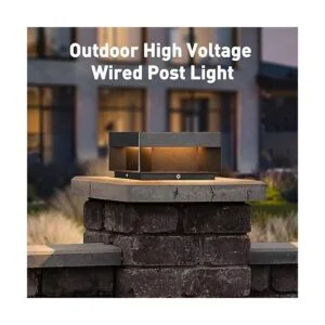 MVBT Lámpara de poste moderna para exteriores lámpara de_2