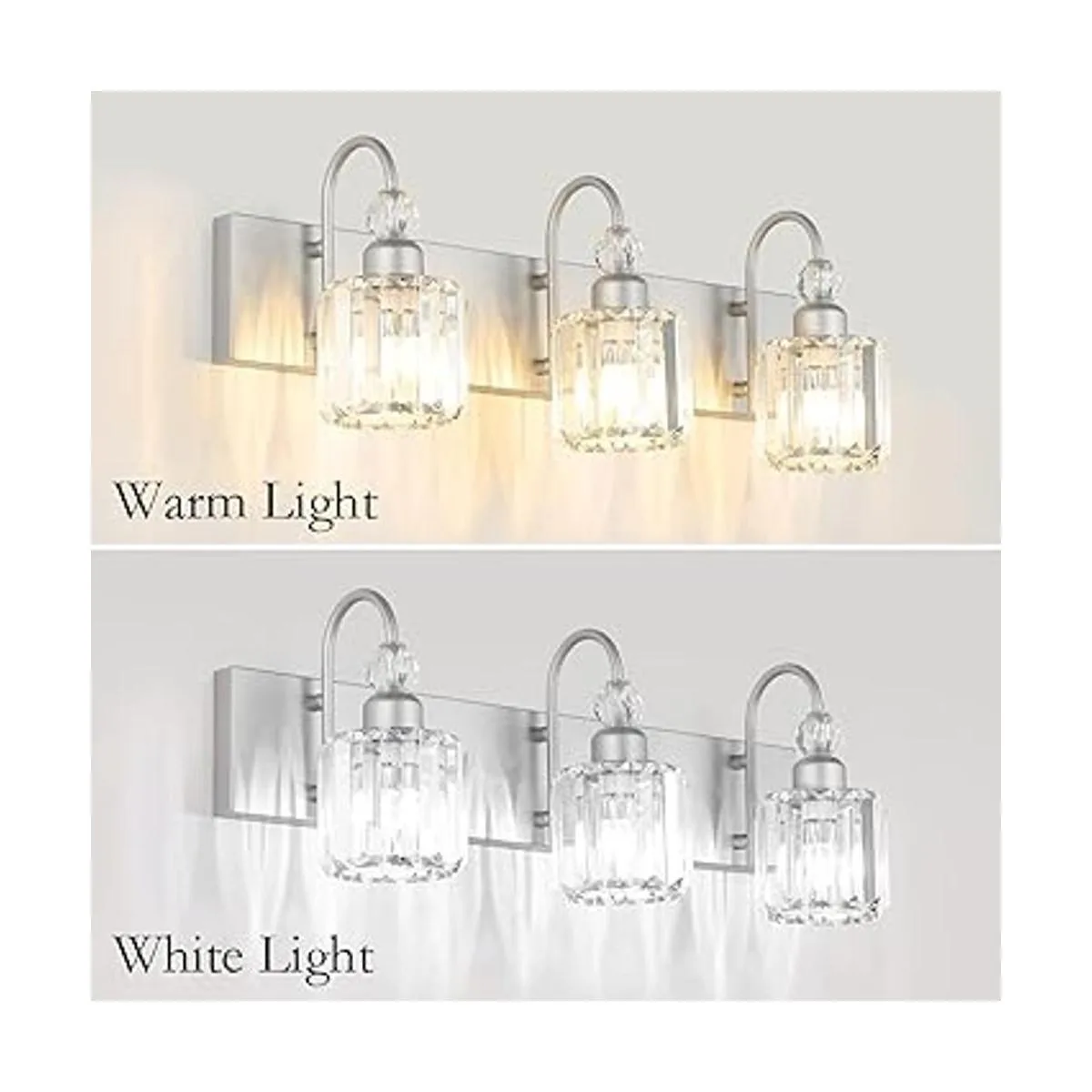 Ralbay Lámpara de tocador de cristal para baño 3 luces de_3