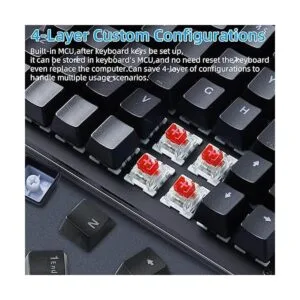 Koolertron SingleHanded Macro Mechanical Keyboard with RGB_5
