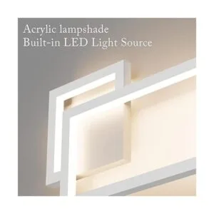 Ralbay Moderno aplique de pared LED 2 unidades de_7