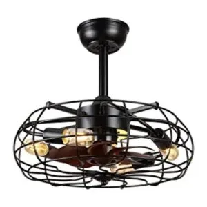 Asyko Ventilador de techo enjaulado de 20 pulgadas con_1