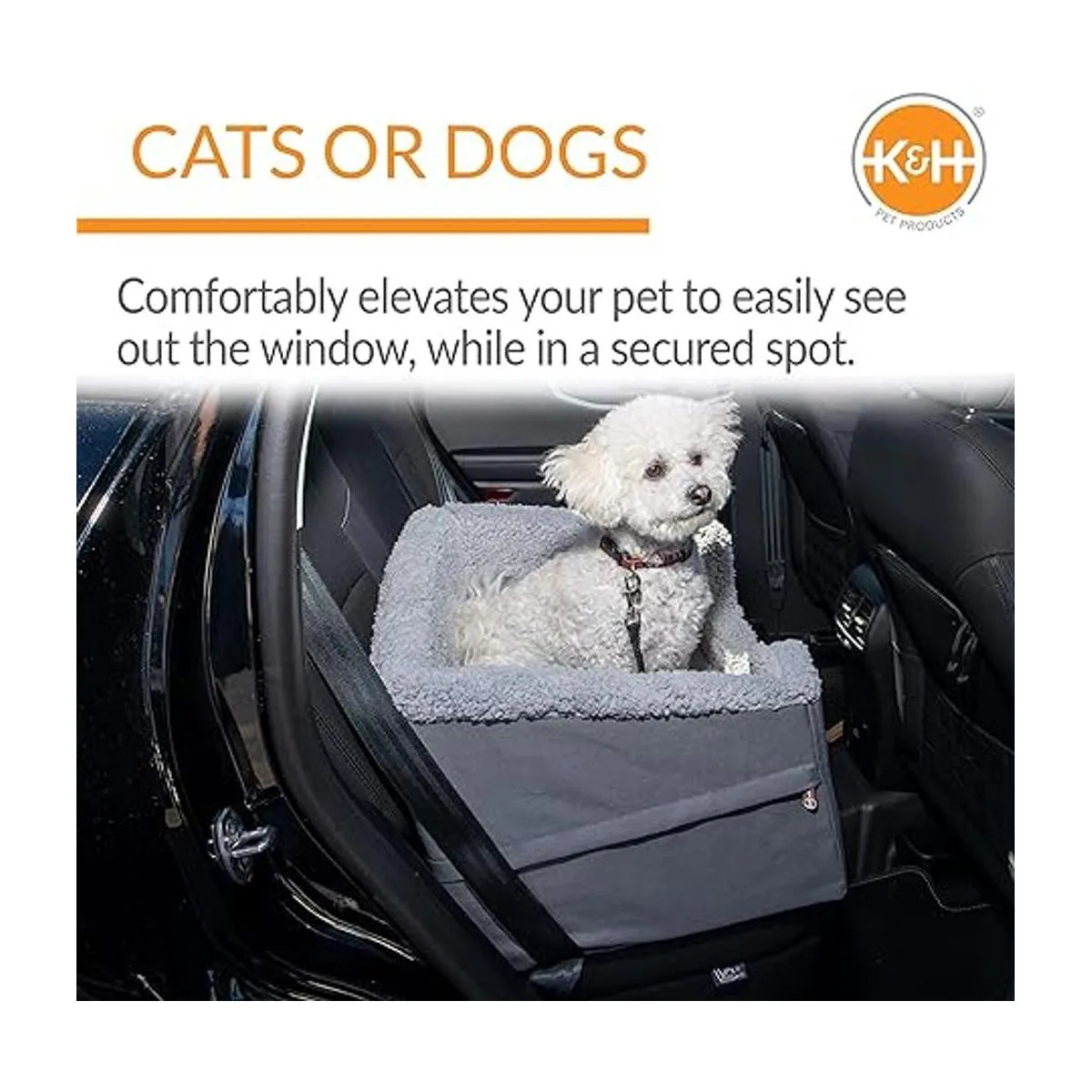 KH PET PRODUCTS Asiento elevador de cubo rectangular para_4