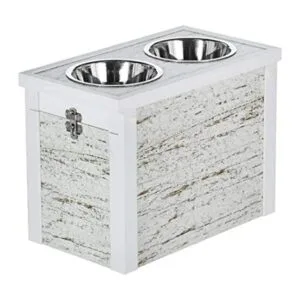 New Age Pet ECOFLEX Piedmont Cenador de 2 cuencos con_1