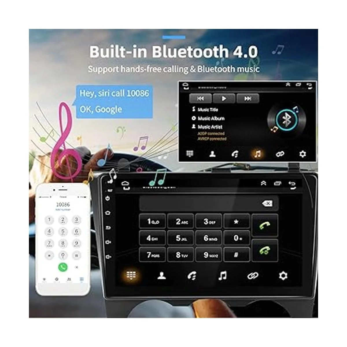 Para Nissan Altima 2008 2009 2010 2011 2012 CarPlay_4